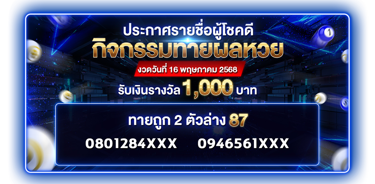 ประกาศหวย